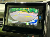 【バックカメラ】駐車時に後方がリアルタイム映像で確認できます。大型商業施設や立体駐車場での駐車時や、夜間のバック時に大活躍!運転スキルに関わらず、今や必須となった装備のひとつです!