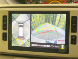 【パノラマモニター】専用のカメラにより、上から見下ろしたような視点で360度クルマの周囲を確認することができます☆死角部分も確認しやすく、狭い場所での切り返しや駐車もスムーズに行えます。