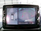 アラウンドビューモニター!空から見下ろしているかのような映像を映し出します。駐車時には安心ですよね♪