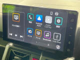【ディスプレイオーディオ】お手持ちのスマートフォンとの連携で、ナビや音楽再生など各種アプリを使用可能。スマホに近い感覚でお使いいただけます♪