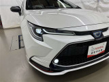 LEDヘッドライトです。デザイン性がよくとても明るいので、夜間の走行や悪天候でも安心です。しかも長寿命!