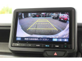 車庫入れ時は、バックカメラ搭載であんしんです。