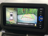 【パノラマモニター】専用のカメラにより、上から見下ろしたような視点で360度クルマの周囲を確認することができます☆死角部分も確認しやすく、狭い場所での切り返しや駐車もスムーズに行えます。