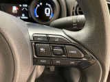 前方の車との車間を設定し、スピードを上げたり緩めたりを自動で行ってくれる追尾式の「レーダークルーズ」。上級装備の一つです!高級車にしかつかない嬉しい機能です。