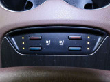 運転席・助手席は、ヒーター&ベンチレーション付シートです。暑い時期も寒い冬も快適に過ごせるうれしい装備です。