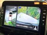 【アラウンドビューモニター】専用のカメラにより、上から見下ろしたような視点で360度クルマの周囲を確認することができます☆死角部分も確認しやすく、狭い場所での切り返しや駐車もスムーズに行えます。