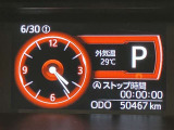 視認性の良いメ-タ-を採用しており、快適なドライブをサポ-トします♪