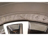 155/65R14    車両装着標準タイヤサイズです。 タイヤのご相談もトヨタモビリティ石川にお任せください