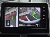 左前タイヤ付近の映像でドライバーの死角を補助。発進低速時の障害物、溝等の確認が出来ます。