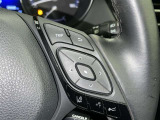 ステアリングスイッチ付き。前方から目を離すことなく操作することが可能です。