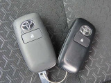 カギを取り出す手間がなく施錠開錠・エンジン始動ができる便利なスマートキーです!荷物で手がふさがっていたり、雨天時にも役立ちます☆
