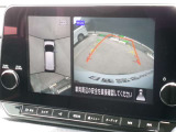 ナビ画面アラウンドビューモニター付、安心安全、全方向、上から見えます。運転が苦手な方安心です。