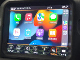 ●Apple Car Play:スマホとの有線接続で、ナビ・オーディオ再生などスマホのアプリ機能が画面でも使える便利機能です!