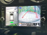 【アラウンドビューモニター】専用のカメラにより、上から見下ろしたような視点で360度クルマの周囲を確認することができます☆死角部分も確認しやすく、狭い場所での切り返しや駐車もスムーズに行えます。