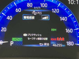 プリクラッシュセーフティー付きです。進路上の作動対象(システム作動対)をセンサーで検出し、衝突の可能性が高いと判断した際に警告やブレーキ力制御を行い衝突回避操作を補助します