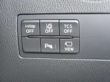 【安全装備も充実】車線逸脱警報システム。バック時の障害物を検知し知らせるパーキングセンサー付きです。