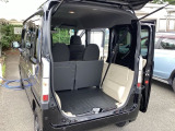 リアシートがあっても、しっかり荷物を積む事ができます。