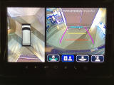 狭い場所での駐車やすれ違いなどでより的確な運転操作に役立つ360&deg;ビューモニターが装備されています。
