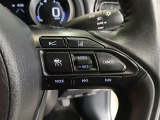 ステアリング右側には、運転支援機能を手元で操作できるスイッチ類を配置しています
