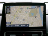 標準装備のディスプレイオーディオ付きです。ナビゲーション機能を装備しています。