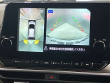 【アラウンドビューモニター】車を上から見下ろしているかのような映像で周囲の状況がひと目で確認、狭い駐車場に駐車するときも安心です♪