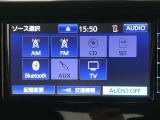 ラジオ、ワンセグテレビ、CD再生、SD再生(音楽)、Bluetoothオーディオが使用可能です。詳しい仕様については、展示店舗までお尋ねください。