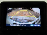 バックカメラの画像です。ガイドラインがスムースな車庫入れをサポートいたします!車庫入れの安心感がアップしますね☆