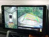 【パノラマモニター】専用のカメラにより、上から見下ろしたような視点で360度クルマの周囲を確認することができます☆死角部分も確認しやすく、狭い場所での切り返しや駐車もスムーズに行えます。