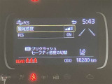 メーター内ディスプレイです。色々な情報を表示する事が出来ます。