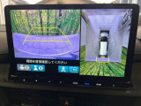 【マルチビューカメラシステム】専用のカメラにより、上から見下ろしたような視点で360度クルマの周囲を確認することができます☆死角部分も確認しやすく、狭い場所での切り返しや駐車もスムーズに行えます。