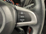 ステアリングスイッチ付きで、運転中に視線を前に向けたまま操作できます。