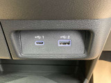 USB充電端子装備