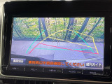 【バックカメラ】駐車時に後方がリアルタイム映像で確認できます。大型商業施設や立体駐車場での駐車時や、夜間のバック時に大活躍!運転スキルに関わらず、今や必須となった装備のひとつです!