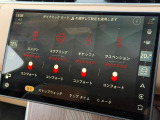 【コンフィギュラブルダイナミクス】走りのキャラクターを自在に変更でき、アクセル、ステアリング、サスペンション、変速制御を好みに合わせて細かく調整できる機能。