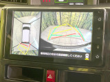 【パノラミックビューモニター】専用のカメラにより、上から見下ろしたような視点で360度クルマの周囲を確認することができます☆死角部分も確認しやすく、狭い場所での切り返しや駐車もスムーズに行えます。