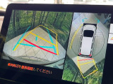 【パノラミックビューモニター】専用のカメラにより、上から見下ろしたような視点で360度クルマの周囲を確認することができます☆死角部分も確認しやすく、狭い場所での切り返しや駐車もスムーズに行えます。