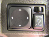電動格納機能付きドアミラー☆ワンタッチで、運転席からドアミラーを格納できます。狭い駐車場でもご安心です。