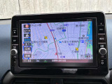 日産純正の視認性の良い大型ディーラーオプションメモリーナビ