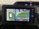 見えづらい車体後方部を映像で映し出してしっかりサポート!難しいバック駐車も安心です♪