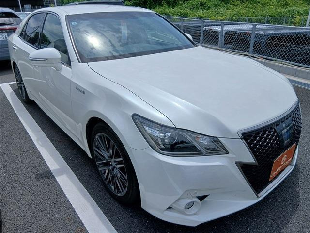 クラウンアスリート ハイブリッド 2.5 S ブラックスタイル 禁煙車 純正8型ナビ