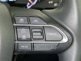 ステアリングスイッチ付き。前方から目を離すことなく操作することが可能です。