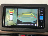 安全機能のバックモニター&全周囲モニターも装備です。