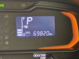 ODOメーターです。新車からの走行距離になります。