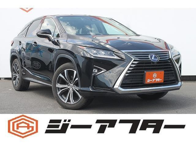 RX 450h バージョンL 禁煙車 茶革シート 純正12.3インチナビ