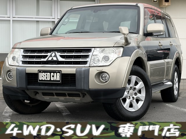 パジェロ 3.2 ロング エクシード ディーゼル 4WD 1オーナー ナビ Bカメラ クルコン ...