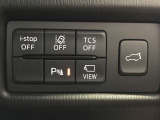 運転席回りのスイッチで安全装備のON/OFFも簡単に!