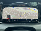 「Digital Cockpit Pro」。ナビゲーションのマップをメーター全体に拡大表示できます。