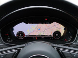 運転に必要な情報をメーター内に集約し、ドライバーの安全で快適な運転に寄与するアウディバーチャルコックピット。