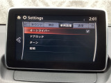 オートワイパーなどの設定も可能です