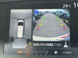 【アラウンドビューモニター】クルマを上から見下ろした視点で駐車をしっかりとサポートします!!